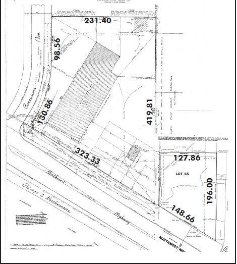 1400 E Northwest Hwy, Palatine, IL à vendre - Plan de site - Image 3 de 3