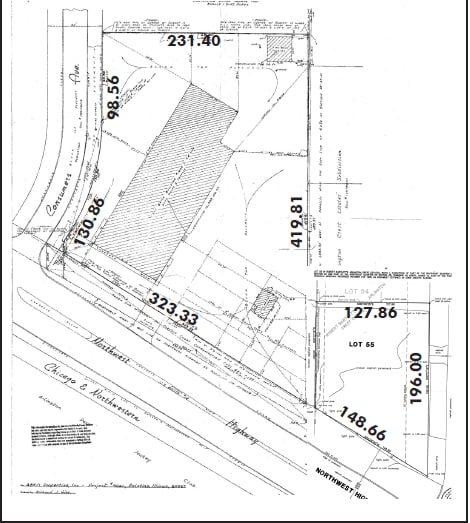 1400 E Northwest Hwy, Palatine, IL for sale - Site Plan - Image 3 of 3