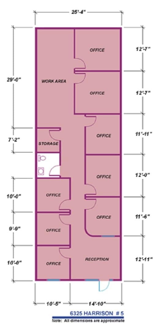 6325 Harrison Dr, Las Vegas, NV à louer Plan d’étage- Image 1 de 1