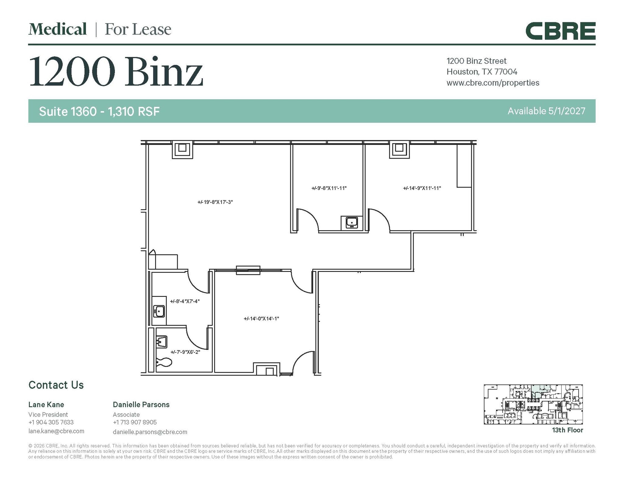 1200 Binz St, Houston, TX à louer Photo intérieure- Image 1 de 1