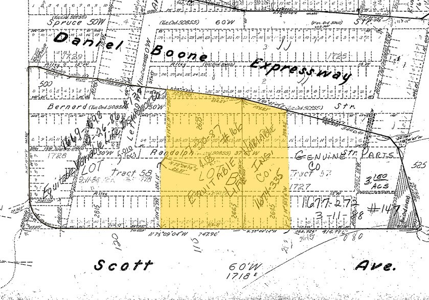 2675 Scott Ave, Saint Louis, MO à louer - Plan cadastral - Image 2 de 8