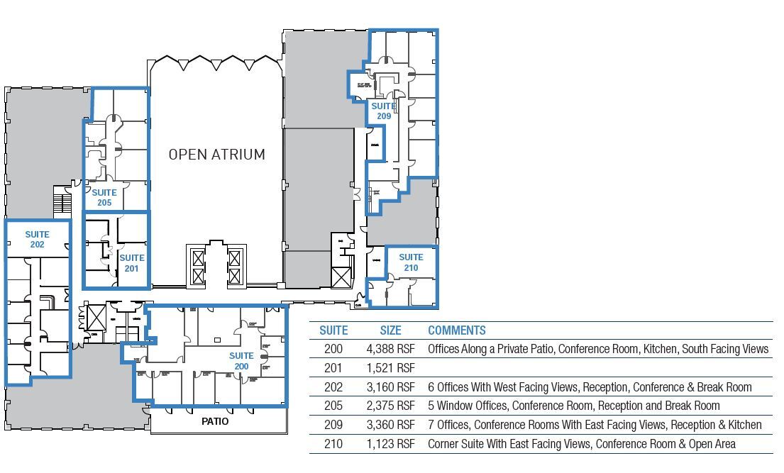 16530 Ventura Blvd, Encino, CA à louer Plan d  tage- Image 1 de 1