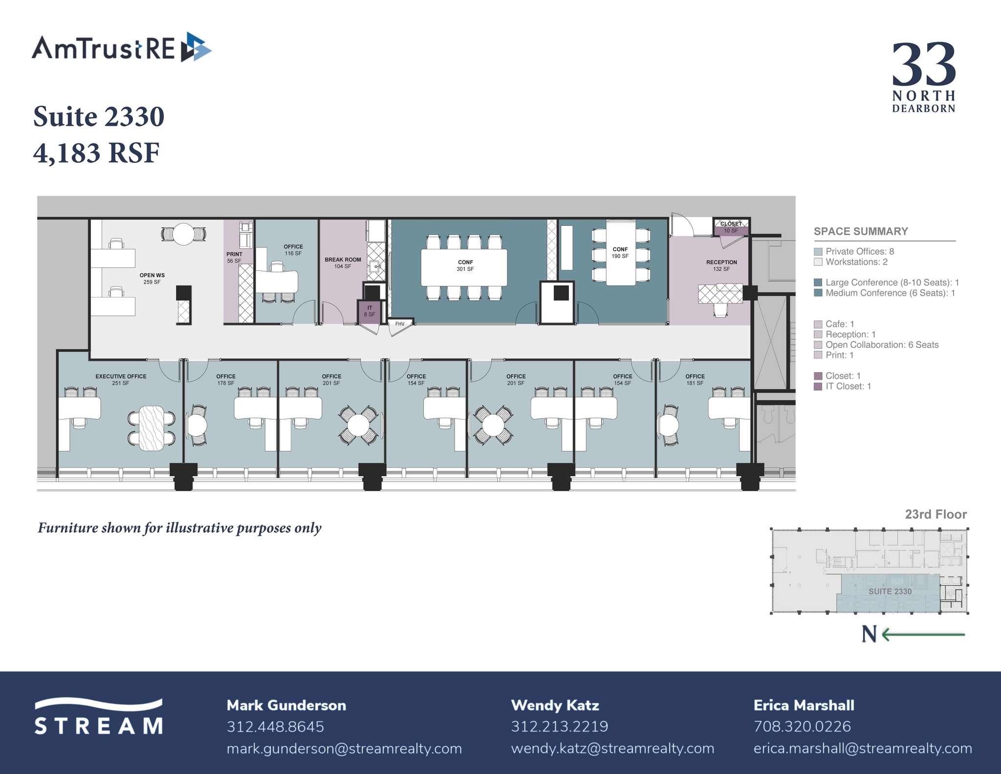 33 N Dearborn St, Chicago, IL à louer Plan d’étage- Image 1 de 1