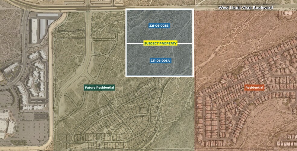 W Linda Vista Blvd & W Twin Peaks Rd, Marana, AZ à vendre - Photo du bâtiment - Image 2 de 2