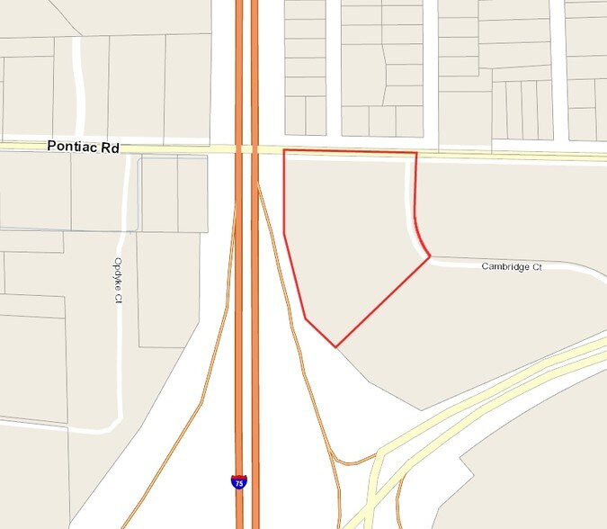 2601 Cambridge Ct, Auburn Hills, MI for lease - Plat Map - Image 2 of 20