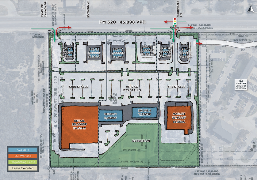 340 Ranch Rd 620 Rnch, Lakeway, TX à louer - Plan de site - Image 2 de 3