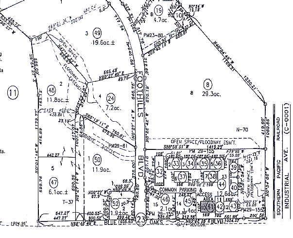 1322 Blue Oaks Blvd, Roseville, CA à louer - Plan cadastral - Image 3 de 20