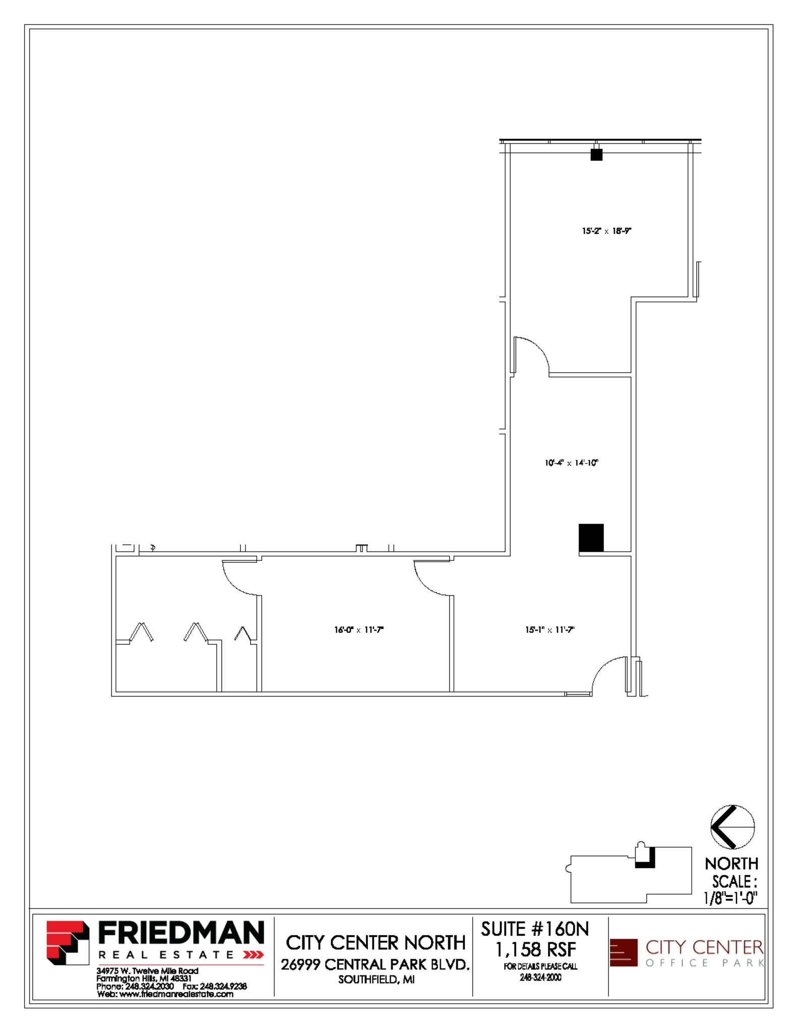 26777-26999 Central Park Blvd, Southfield, MI for lease Floor Plan- Image 1 of 1