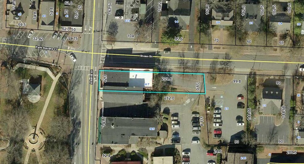 617 N Atlanta St, Roswell, GA à louer - Photo du bâtiment - Image 3 de 4