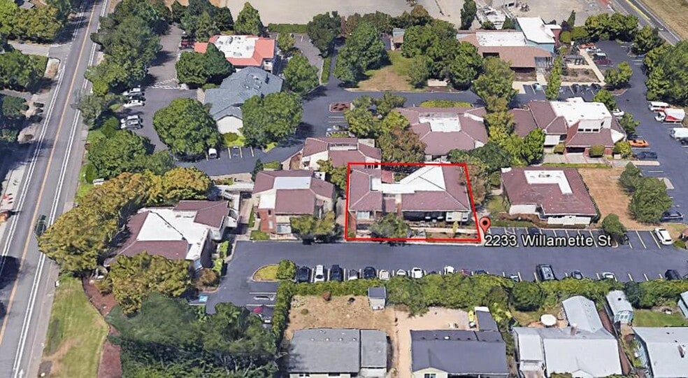 2233 Willamette St, Eugene, OR for lease - Aerial - Image 3 of 4