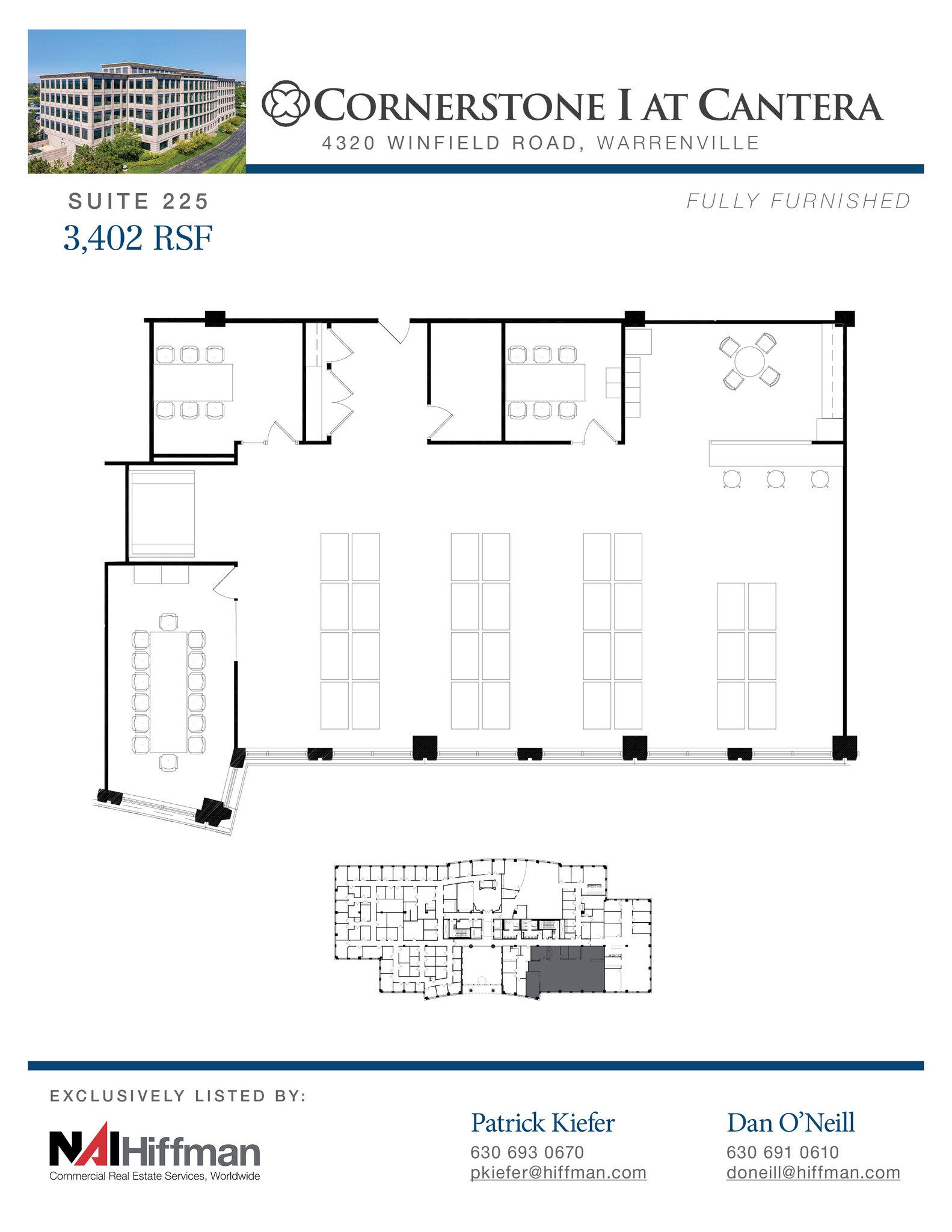4320 Winfield Rd, Warrenville, IL à louer Plan d’étage- Image 1 de 14