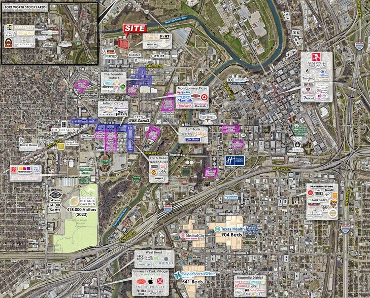 2800 Cullen St, Fort Worth, TX à louer - Plan de site - Image 1 de 3