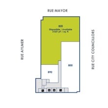 1450-1480 Rue City Councillors, Montréal, QC à louer Plan d’étage- Image 1 de 1