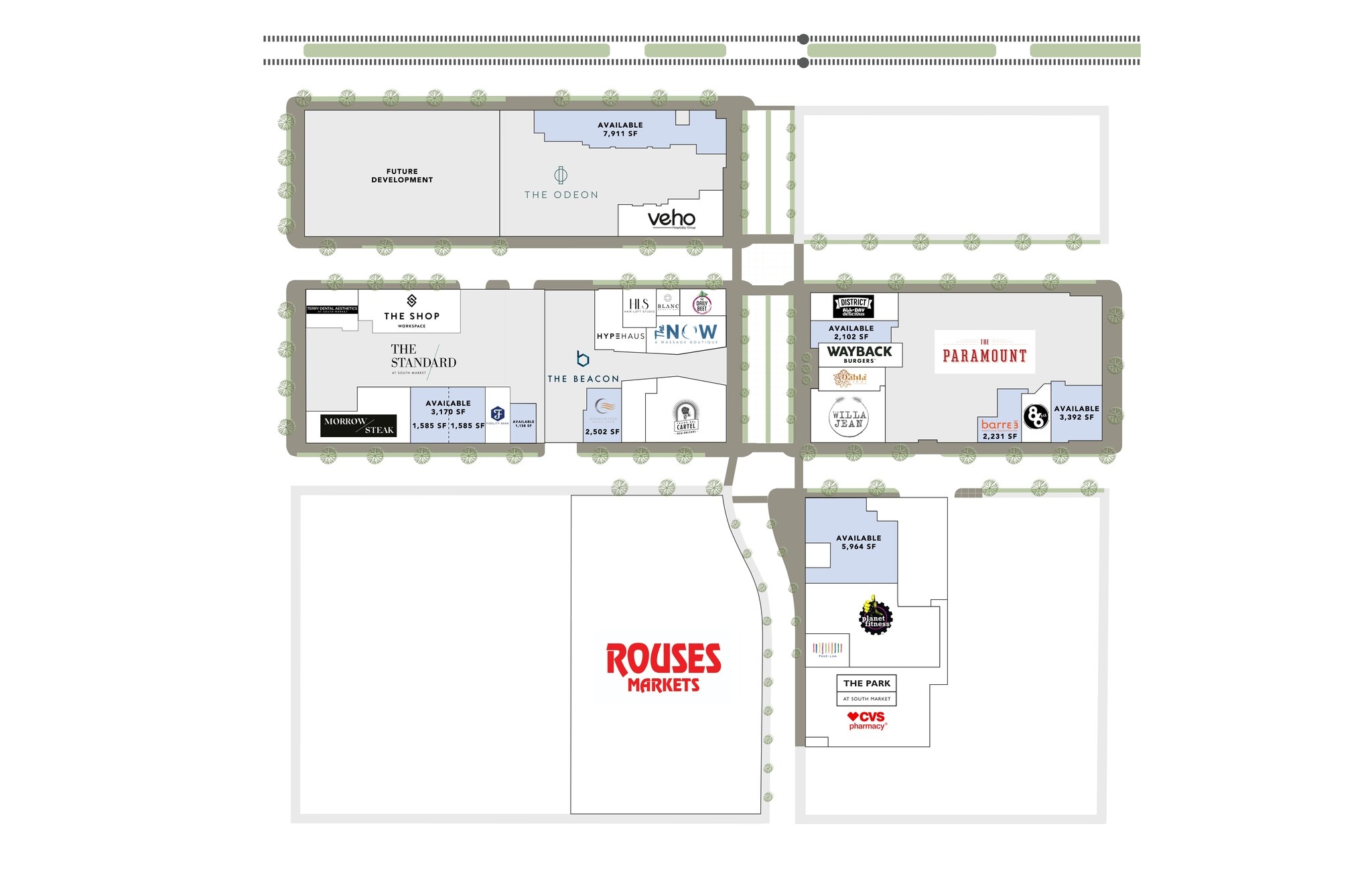 616 Okeefe Ave, New Orleans, LA à louer Plan de site- Image 1 de 10