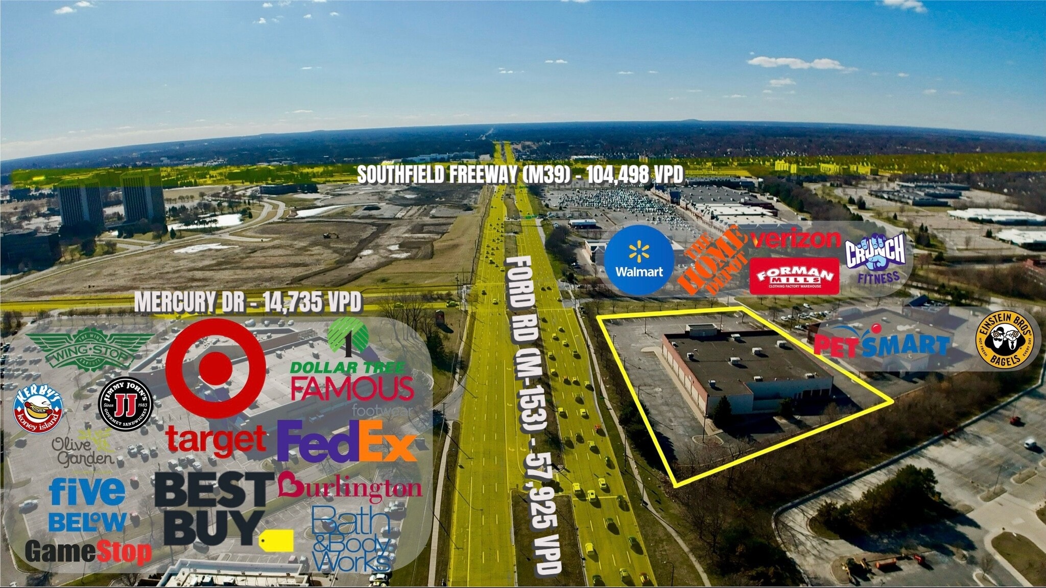 5600-5700 Mercury Dr, Dearborn, MI for lease Building Photo- Image 1 of 8