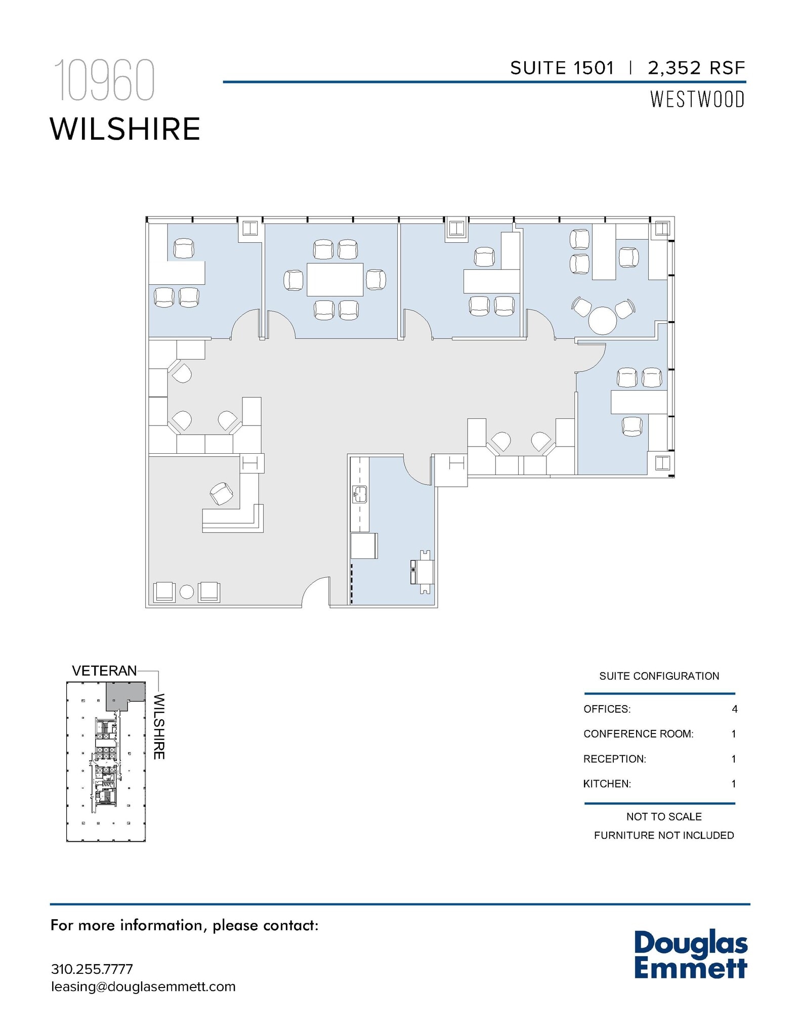 10960 Wilshire Blvd, Los Angeles, CA for lease Floor Plan- Image 1 of 1