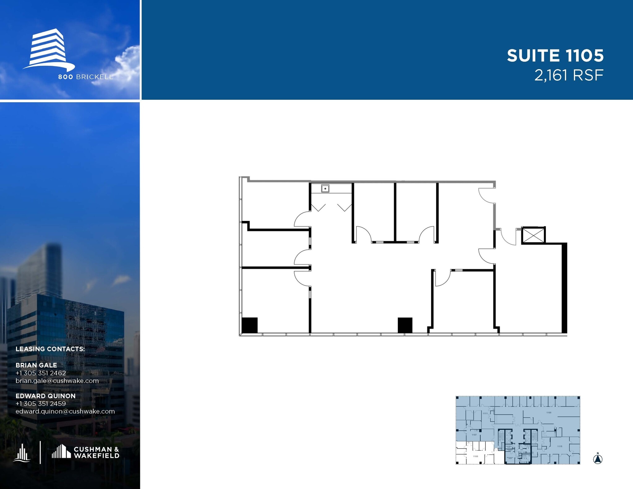 800 Brickell Ave, Miami, FL for lease Floor Plan- Image 1 of 1