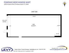 2099-2101 W Atlantic Blvd, Pompano Beach, FL à louer Plan d’étage- Image 2 de 4