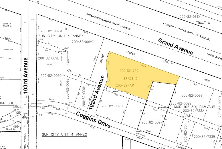 10147 W Grand Ave, Sun City, AZ à vendre - Plan cadastral - Image 2 de 7