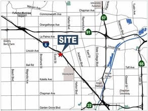 127 1/2 S Manchester Ave, Anaheim, CA for lease Map- Image 1 of 2