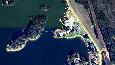 8726 Jackson Lake Rd, Monticello, GA - AERIAL  map view