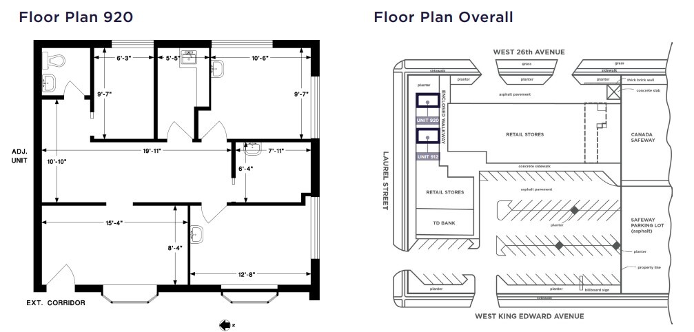 900-972 King Edward Ave W, Vancouver, BC for lease Floor Plan- Image 1 of 1