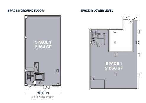 555 W 59th St, New York, NY à louer Plan d’étage- Image 1 de 1