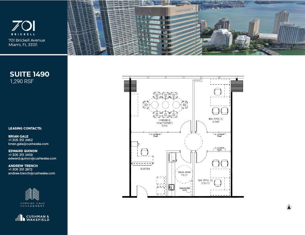 701 Brickell Ave, Miami, FL for lease Floor Plan- Image 1 of 1