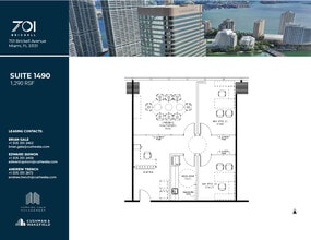 701 Brickell Ave, Miami, FL for lease Floor Plan- Image 1 of 1