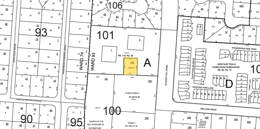 3165 Hickory Hill Rd, Memphis, TN à vendre - Plan cadastral - Image 2 de 2