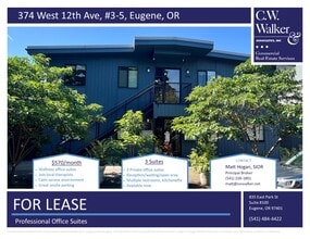 372-374 W 12th Ave, Eugene, OR for lease Building Photo- Image 1 of 1