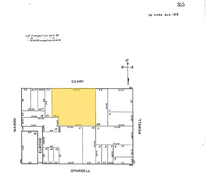 347 Geary St, San Francisco, CA à louer - Plan cadastral - Image 3 de 5