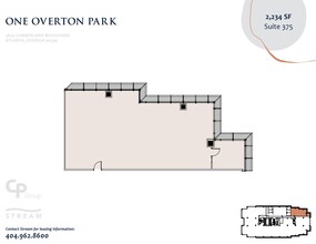 3625 Cumberland Blvd SE, Atlanta, GA for lease Floor Plan- Image 1 of 2