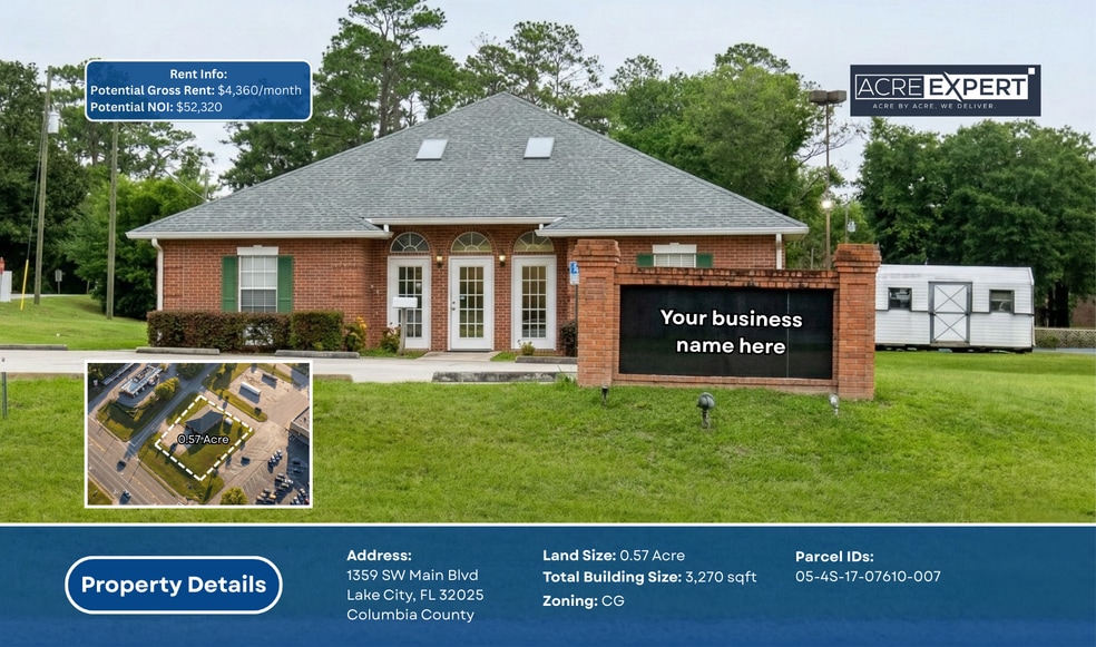 1359 SW Main Blvd, Lake City, FL for sale - Primary Photo - Image 1 of 5