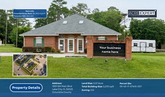 Plus de détails pour 1359 SW Main Blvd, Lake City, FL - Bureau à vendre