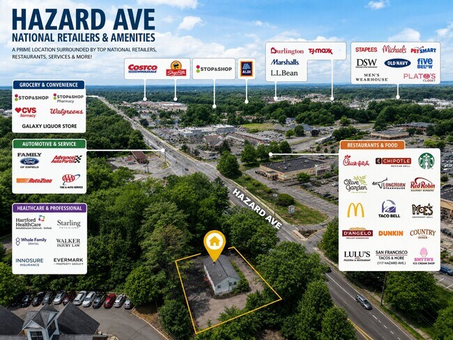 Plus de détails pour 88 Hazard Ave, Enfield, CT - Bureau à vendre