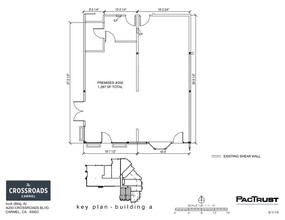 243 Crossroads Blvd, Carmel, CA à louer Plan d  tage- Image 1 de 1