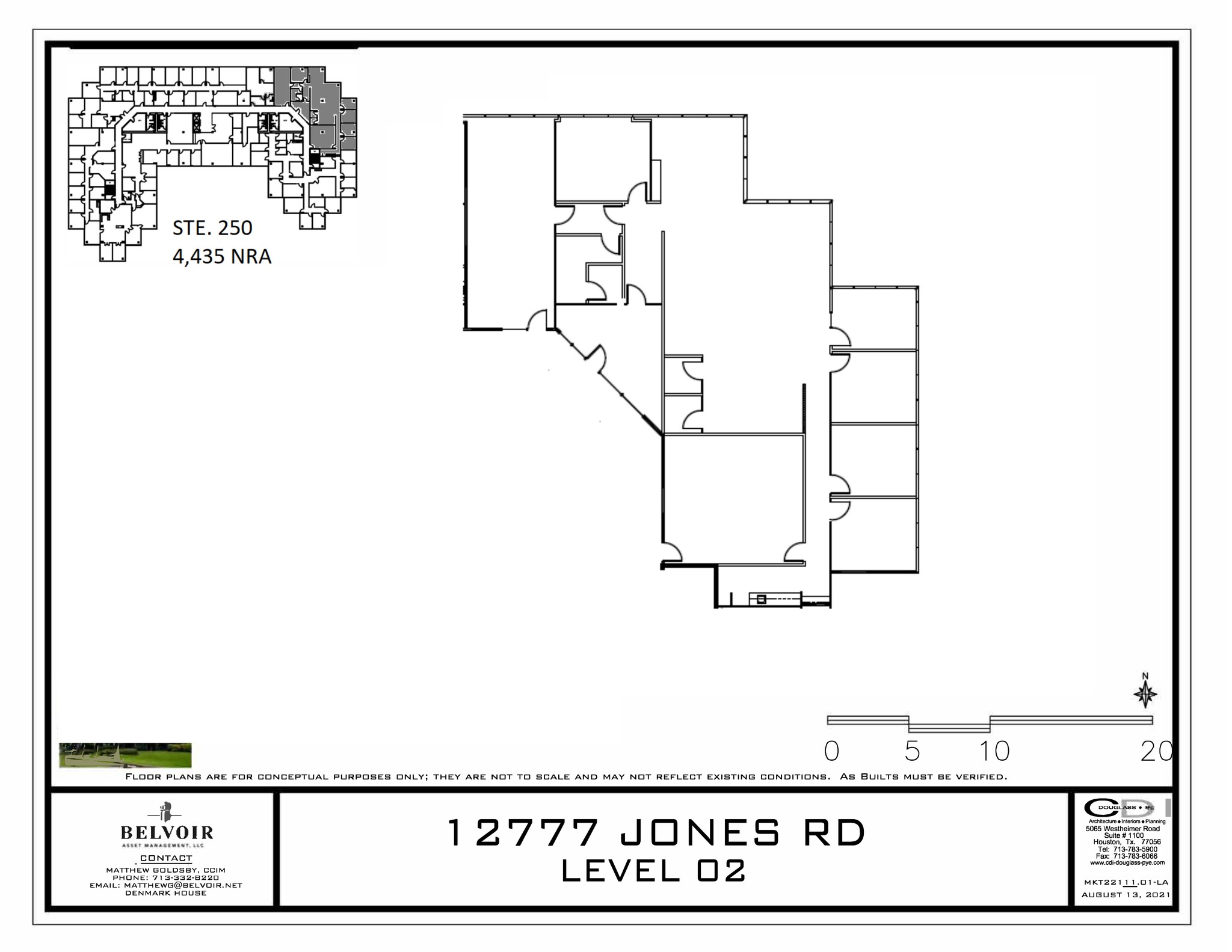 12777 Jones Rd, Houston, TX à louer Plan de site- Image 1 de 2