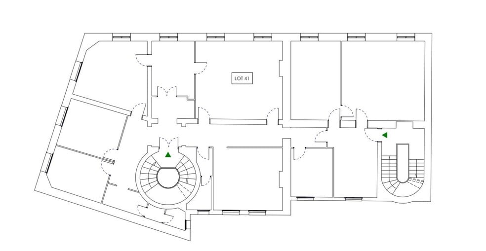 Bureau dans Bordeaux à louer - Plan d’étage - Image 1 de 2