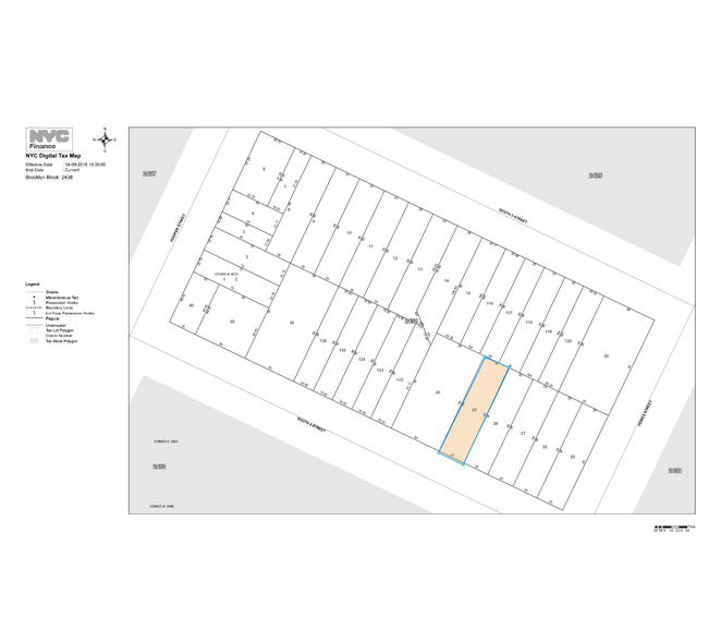 395 S 4th St, Brooklyn, NY à vendre - Plan cadastral - Image 1 de 1