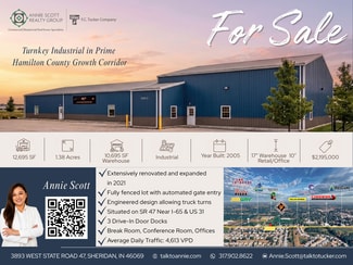 More details for 3893 W State Road 47, Sheridan, IN - Flex for Sale