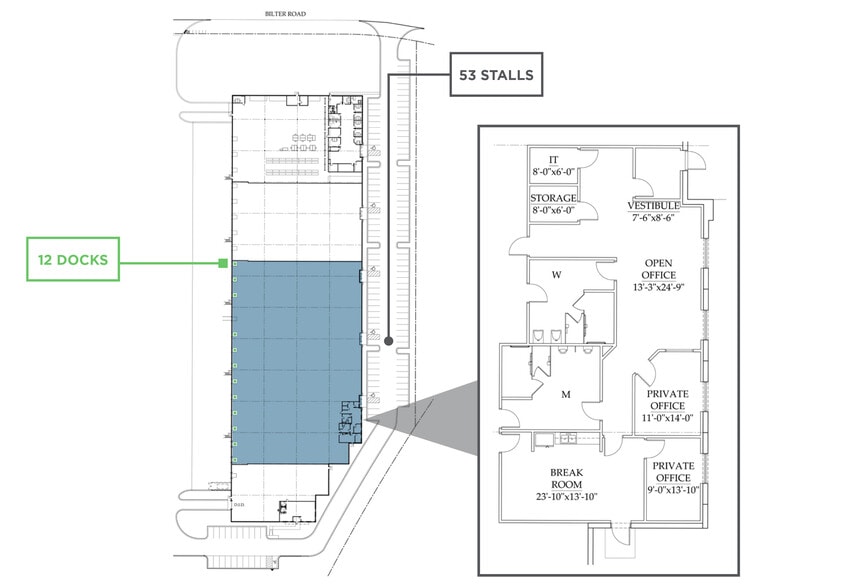 1207 Bilter Rd, Aurora, IL for lease - Building Photo - Image 2 of 5