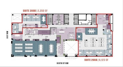 777 6th St NW, Washington, DC à louer Plan d’étage- Image 1 de 1