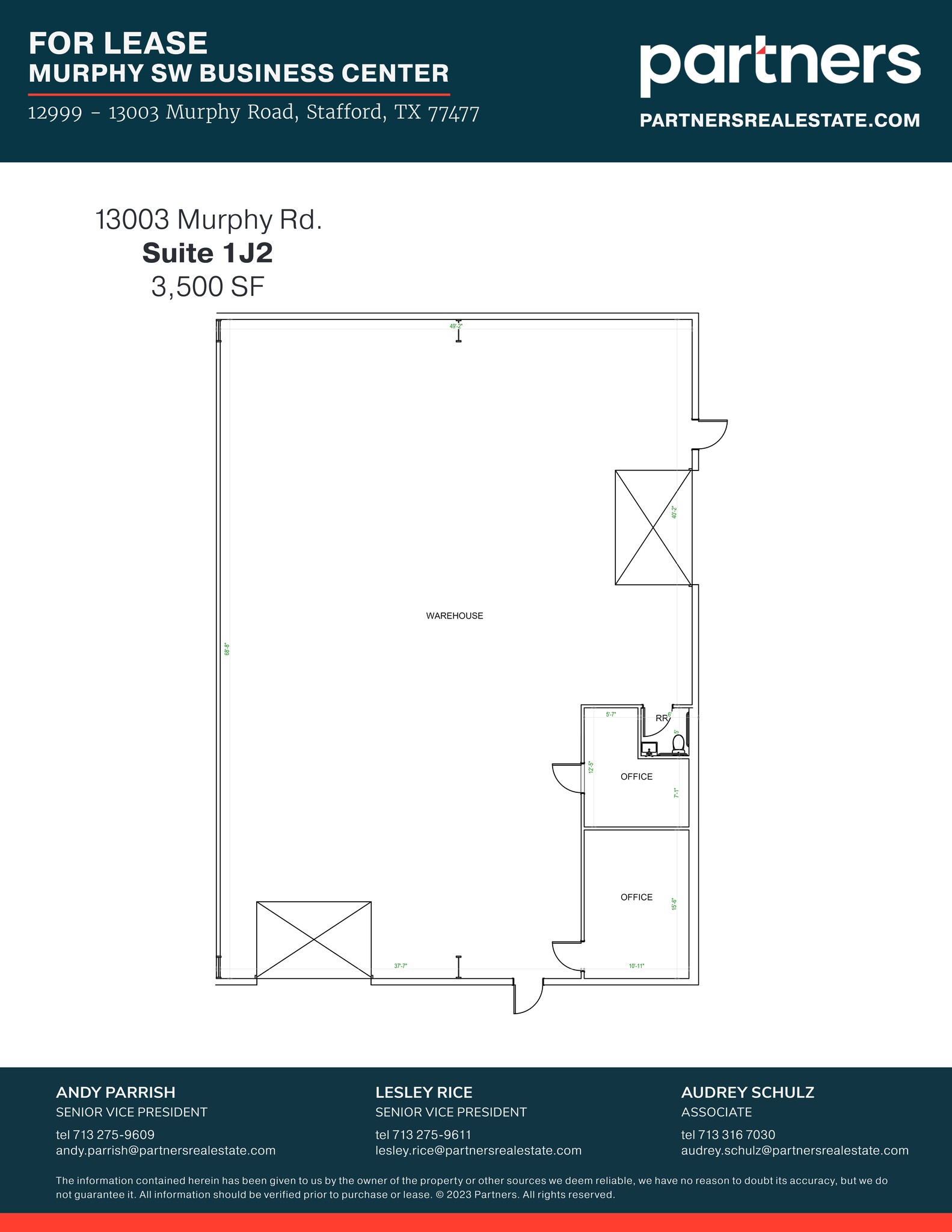 12999-13003 Murphy Rd, Stafford, TX à louer Plan de site- Image 1 de 1