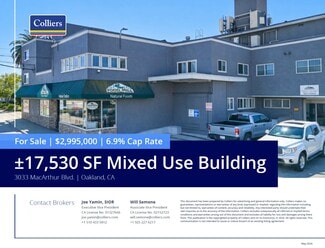 Plus de détails pour 3033-3035 Macarthur Blvd, Oakland, CA - Commerce de détail à vendre
