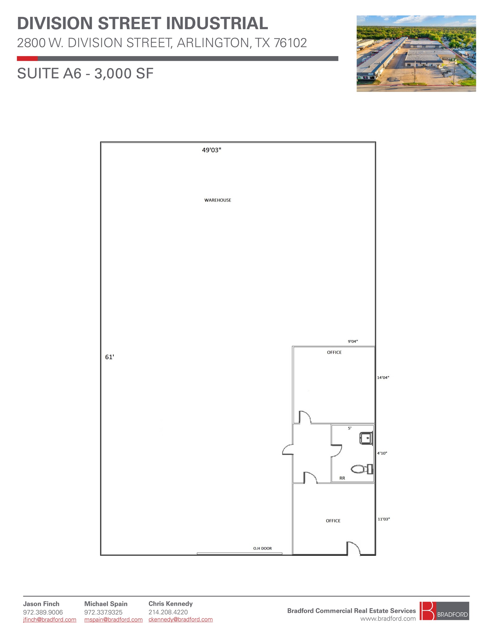 2800 W Division St, Arlington, TX à louer Plan de site- Image 1 de 2