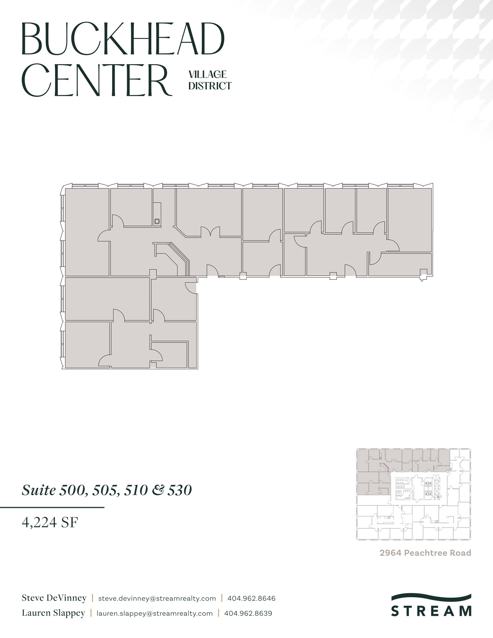 2970 Peachtree Rd NW, Atlanta, GA à louer Plan de site- Image 1 de 1