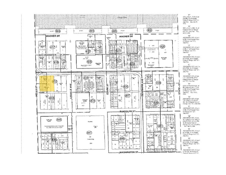 171-177 N Wells St, Chicago, IL à louer - Plan cadastral - Image 2 de 2