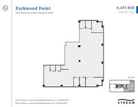 2018 Powers Ferry Rd SE, Atlanta, GA à louer Plan d  tage- Image 1 de 1