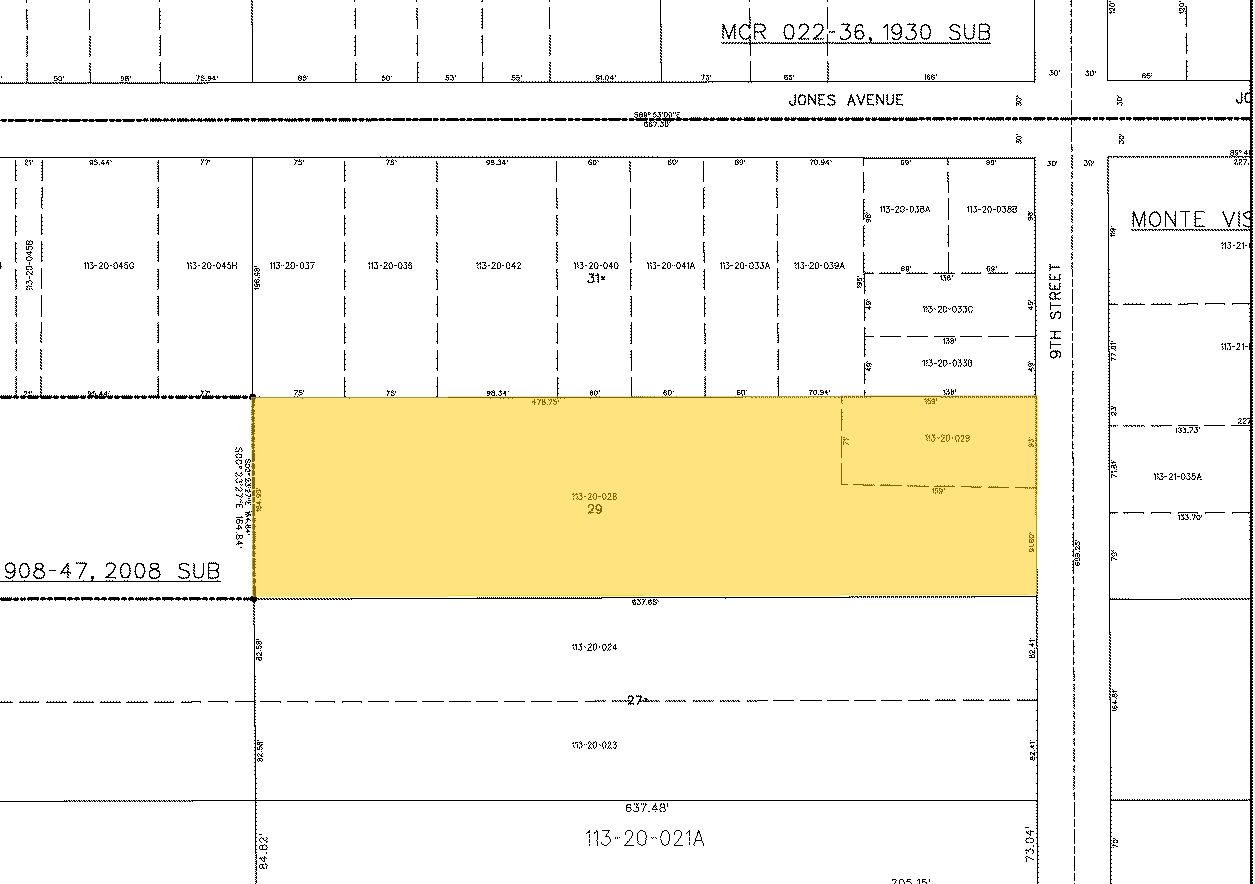 4028 S 12th St, Phoenix, AZ à vendre Plan cadastral- Image 1 de 7